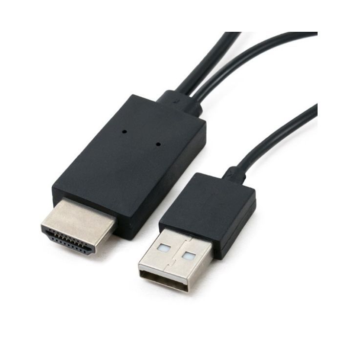 Переходник MHL, microUSB (5pin) M, USB M-HDMI AM (1.8m) Extradigital (KBV1683) изображение 2