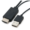 Перехідник MHL, microUSB (5pin) M, USB M-HDMI AM (1.8m) Extradigital (KBV1683) зображення 2