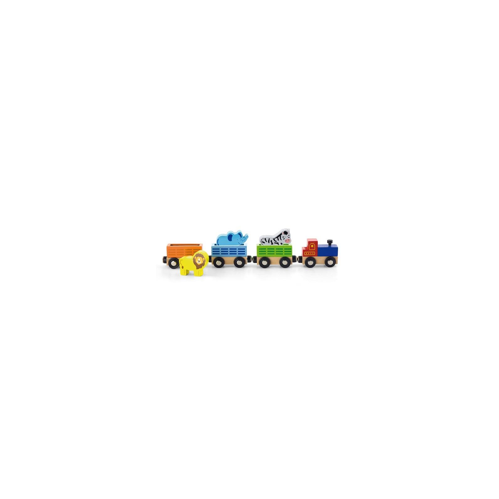 Железная дорога Viga Toys Доп. набор к ж/д "Поезд с животными" (50822) изображение 2