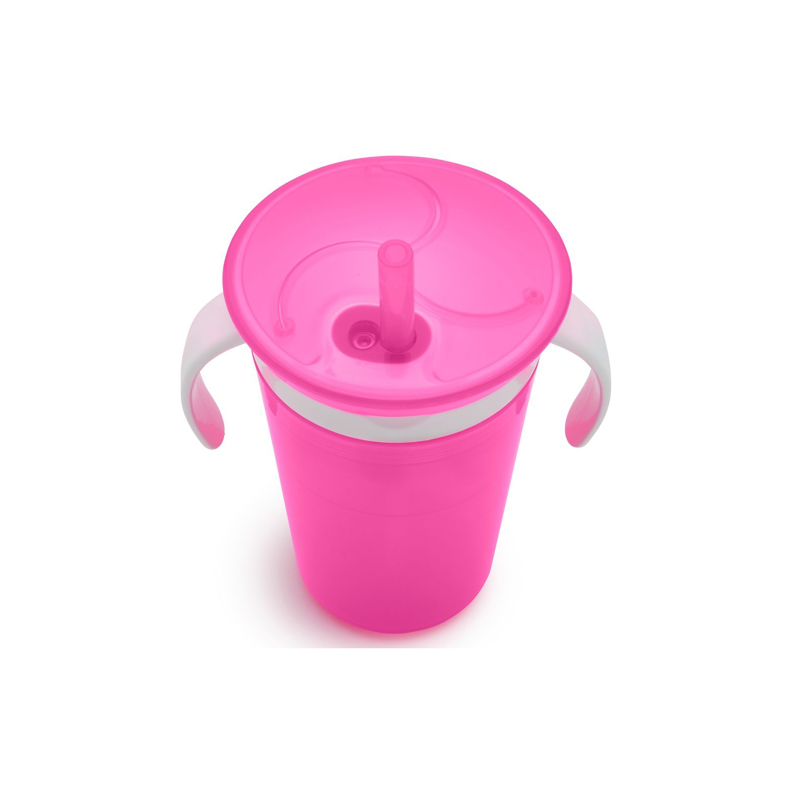 Поильник-непроливайка Munchkin Snack and Sip розовый (012460WWW) изображение 2