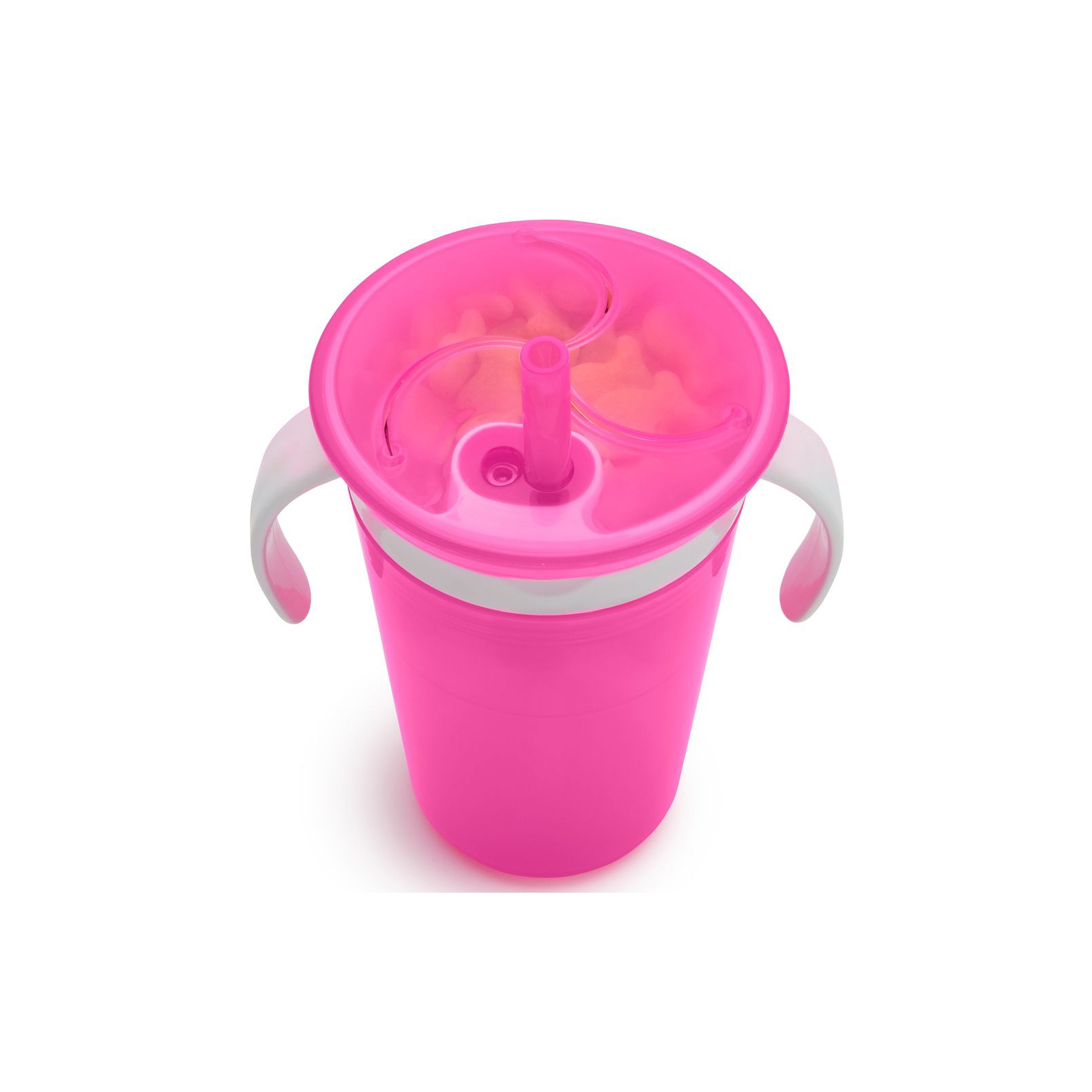 Поильник-непроливайка Munchkin Snack and Sip розовый (012460WWW) изображение 4