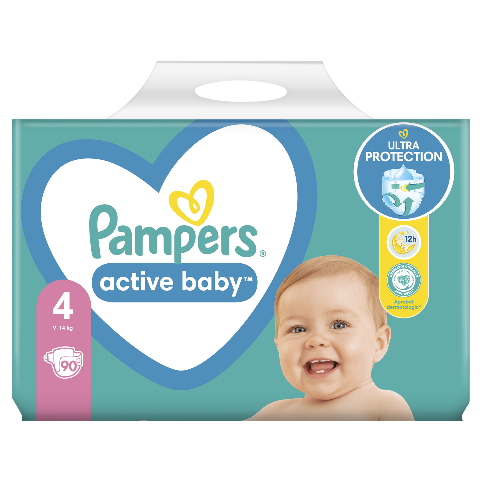 Підгузки Pampers Active Baby Maxi Розмір 4 (9-14 кг) 174 шт (8001090910820) зображення 2