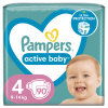 Подгузники Pampers Active Baby Maxi Размер 4 (9-14 кг), 90 шт. (8001090950376)