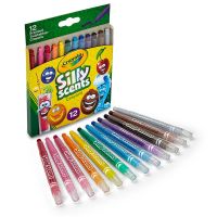 Карандаши цветные Crayola Silly Scents восковые мелки (12 шт) (52-9712) изображение 2