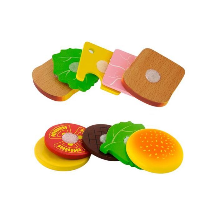 Ігровий набір Viga Toys Гамбургер і сендвіч (50810) зображення 2