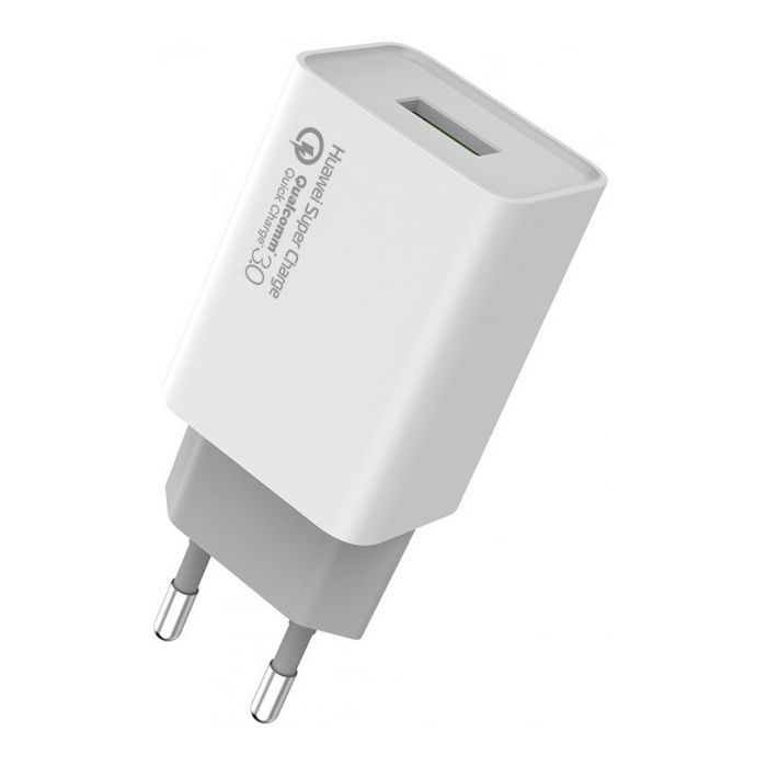 Зарядний пристрій ColorWay 1USB Huawei Super Charge/Quick Charge 3.0, 4A (20W) (CW-CHS014Q-WT) зображення 3