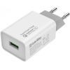 Зарядний пристрій ColorWay 1USB Huawei Super Charge/Quick Charge 3.0, 4A (20W) (CW-CHS014Q-WT)
