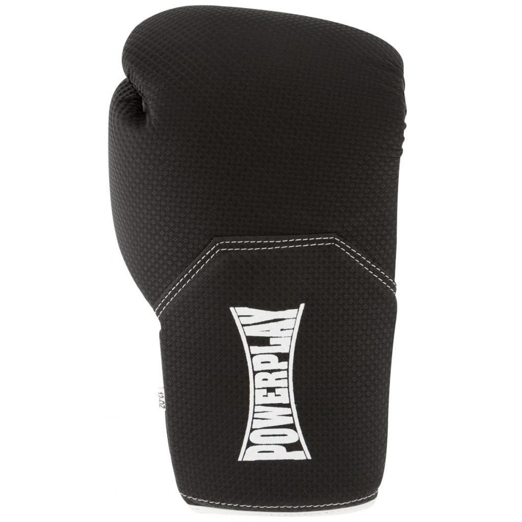 Боксерські рукавички PowerPlay 3011 12oz Black/White (PP_3011_12oz_Bl/White) зображення 4