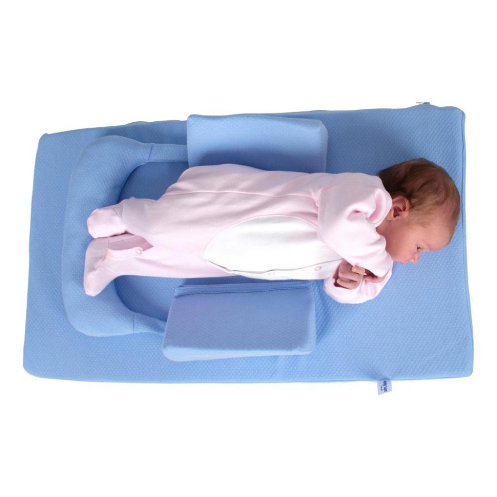Пеленальний матрацик Sevi Bebe для новонародженого з грілкою, синій (8692241390211) зображення 3