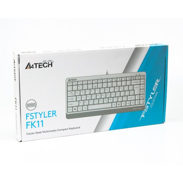 Клавиатура A4Tech FK11 Fstyler Compact Size USB White (FK11 USB (White)) изображение 4