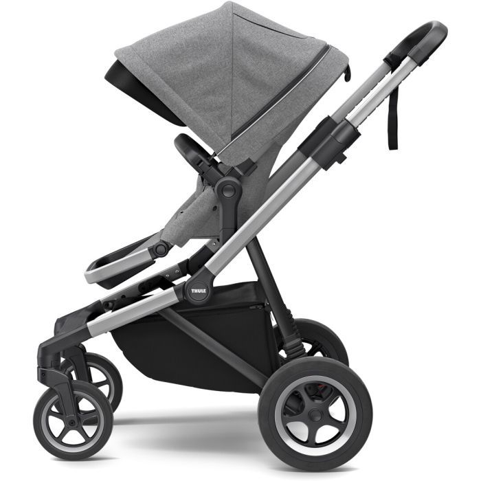 Коляска Thule 2 в 1 Sleek с люлькою Black on Black (TH 11000006) зображення 2