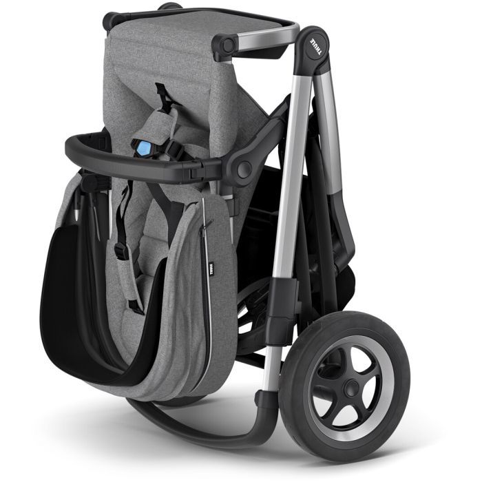 Коляска Thule 2 в 1 Sleek с люлькою Black on Black (TH 11000006) зображення 4