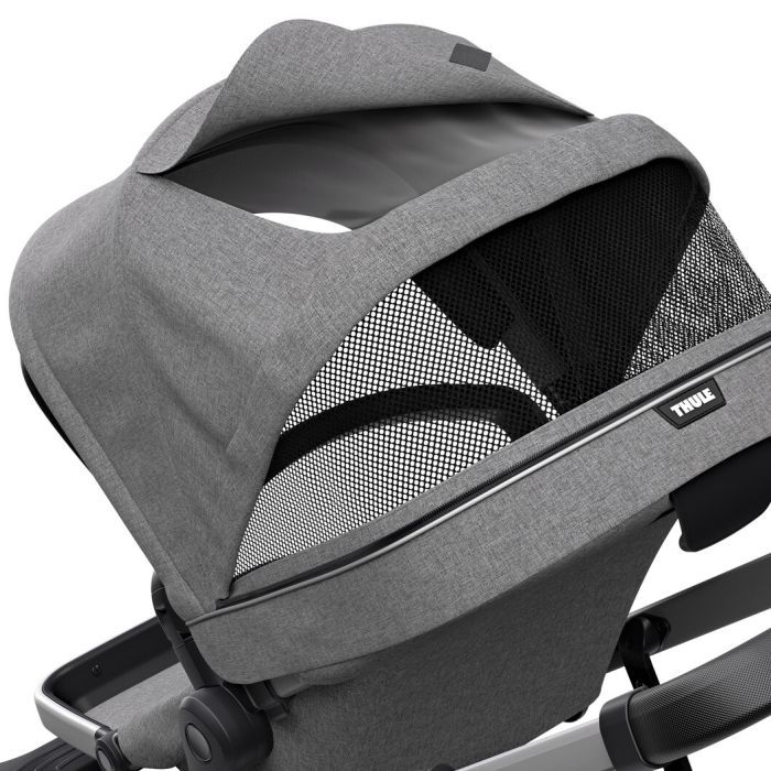Коляска Thule 2 в 1 Sleek с люлькою Black on Black (TH 11000006) зображення 5