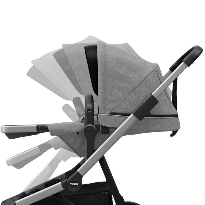Коляска Thule 2 в 1 Sleek с люлькою Black on Black (TH 11000006) зображення 6