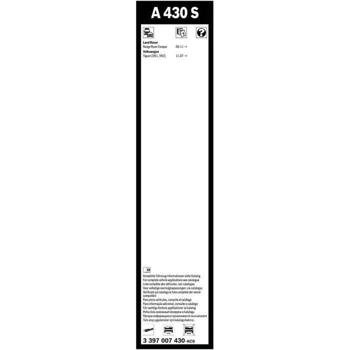 Щетка стеклоочистителя Bosch 3 397 007 430 изображение 4