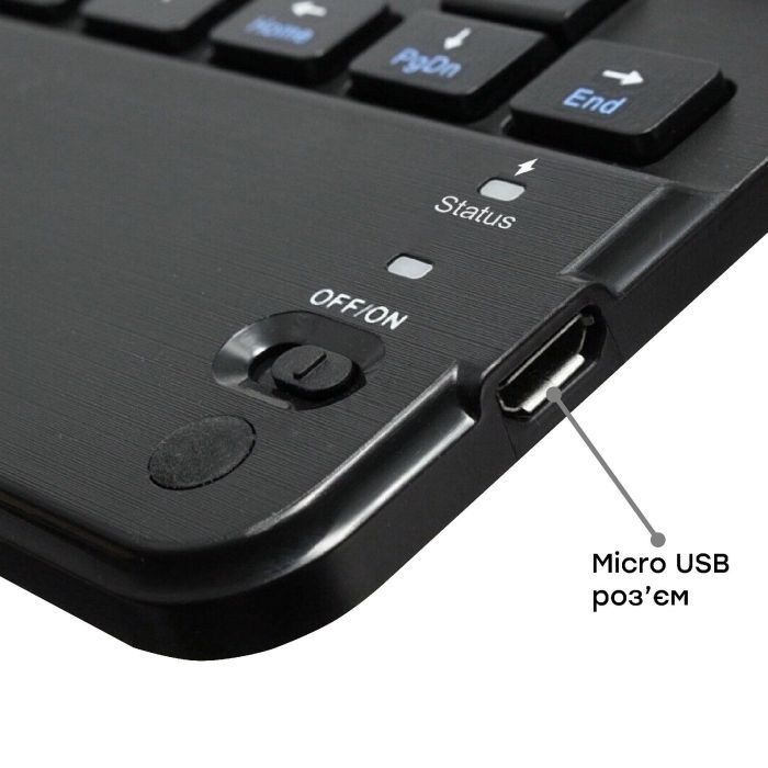 Чохол до планшета AirOn Premium iPad 10.2" 2019/2020/2021 7/8/9th Gen Air 3 Kbd+Tch (4822352781058) зображення 3