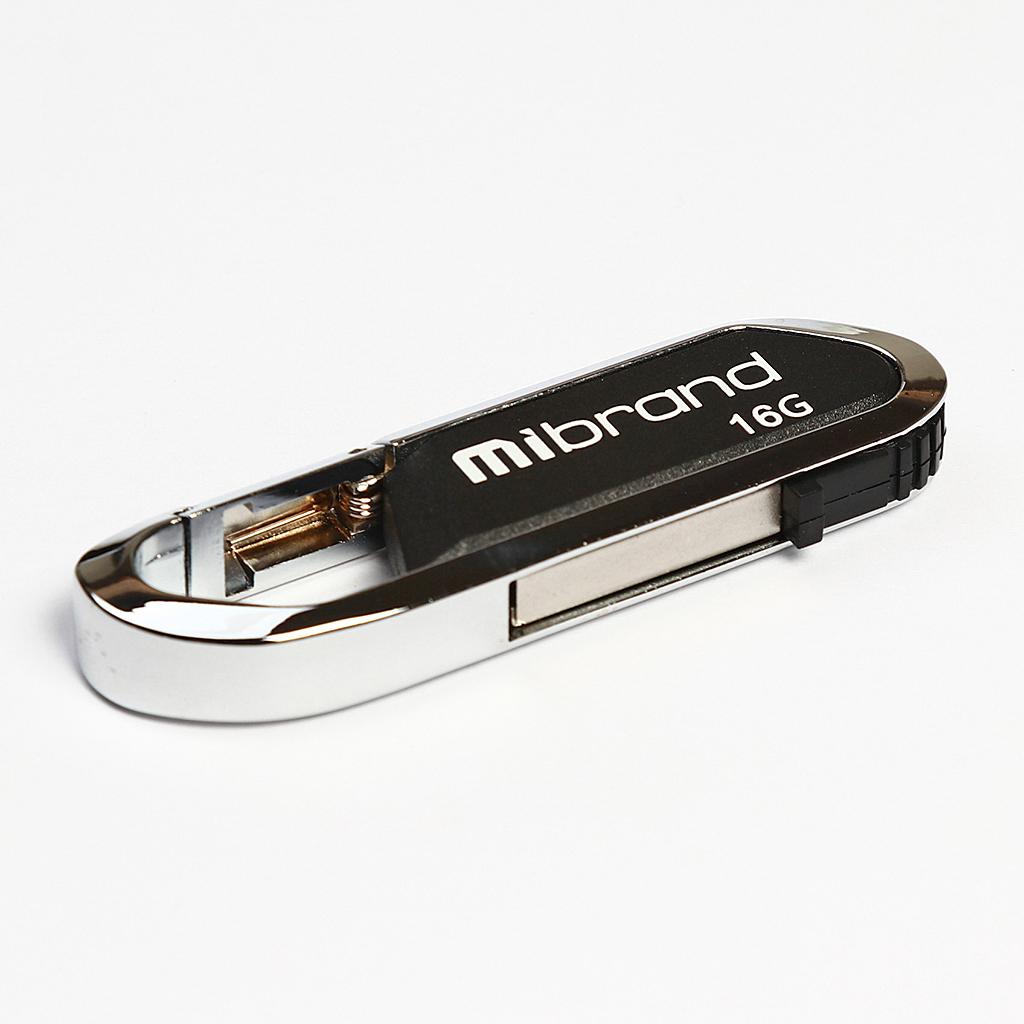 USB флеш накопитель Mibrand 8GB Aligator Black USB 2.0 (MI2.0/AL8U7B)
