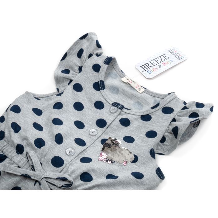 Комбінезон дитячий Breeze в горошок (15992-104G-gray) зображення 3