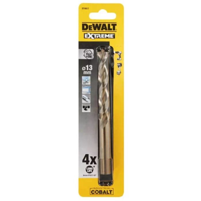 Сверло DeWALT EXTREME INDUSTRIAL COBALT HSS-CO, 13 х 151 х 98 мм (DT4917) изображение 3