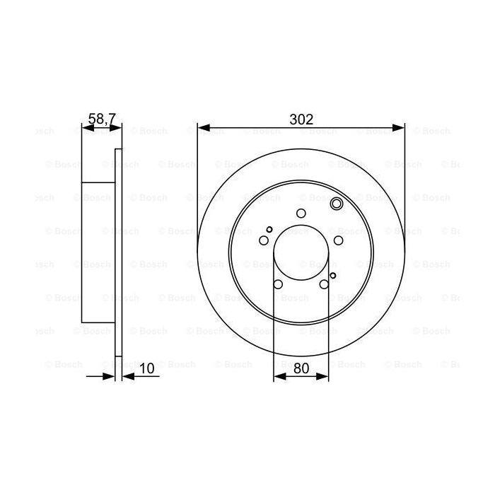 Гальмівний диск Bosch 0 986 479 318 зображення 5