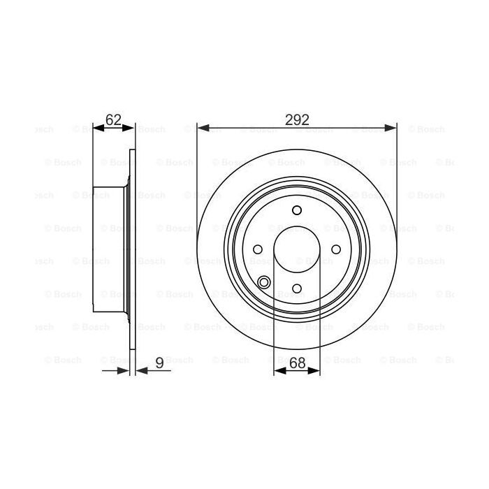 Гальмівний диск Bosch 0 986 479 742 зображення 5