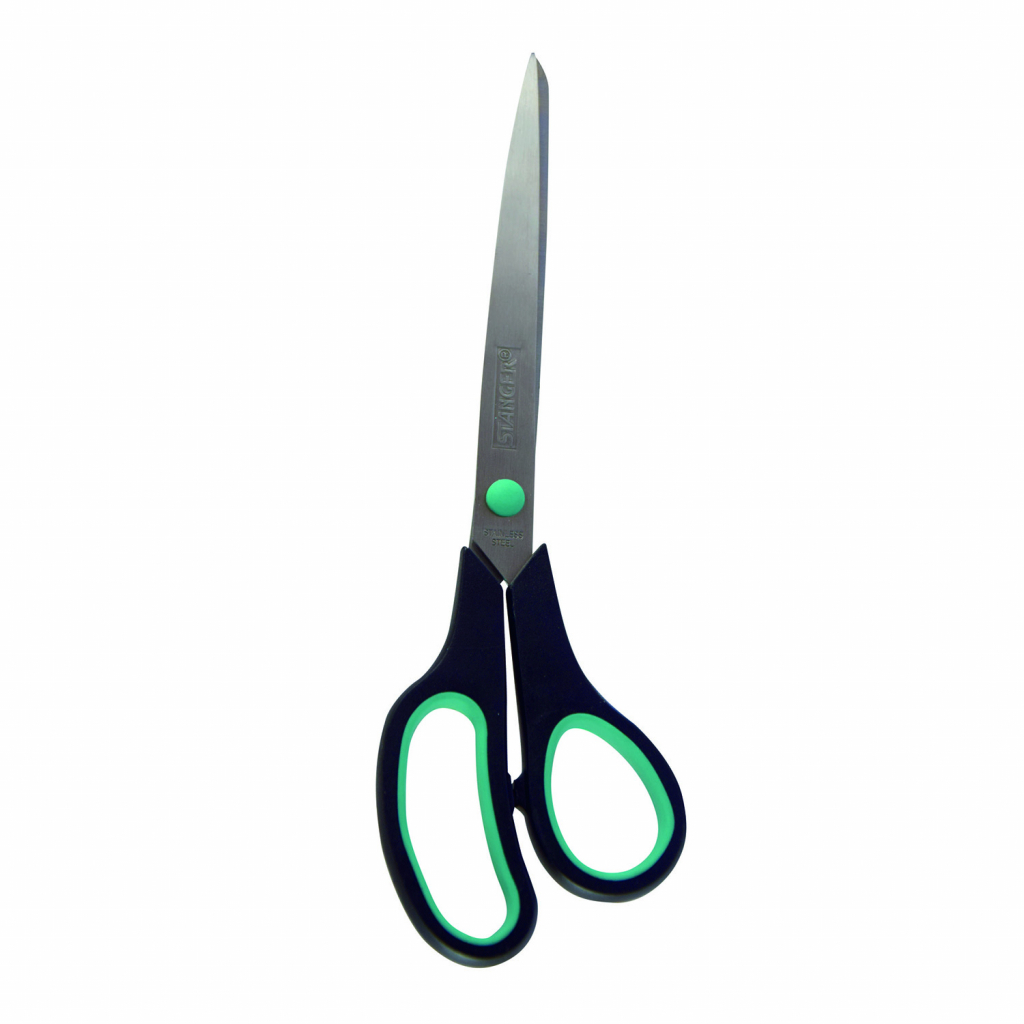 Ножиці Stanger 250мм, чорні з зеленим (340100)