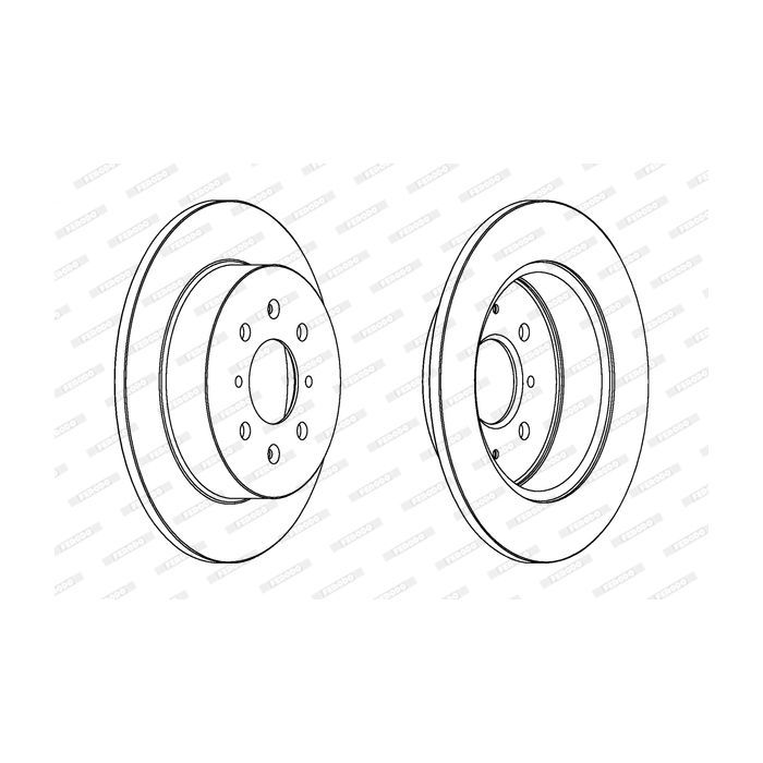Тормозной диск FERODO DDF1466