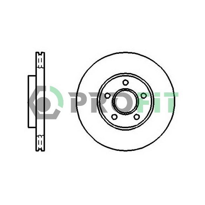 Тормозной диск Profit 5010-1172