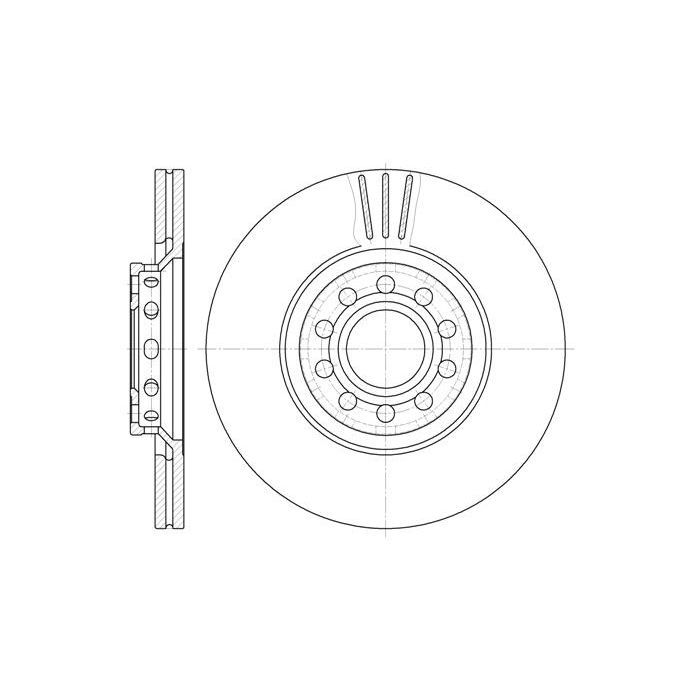 Тормозной диск REMSA 6596.10