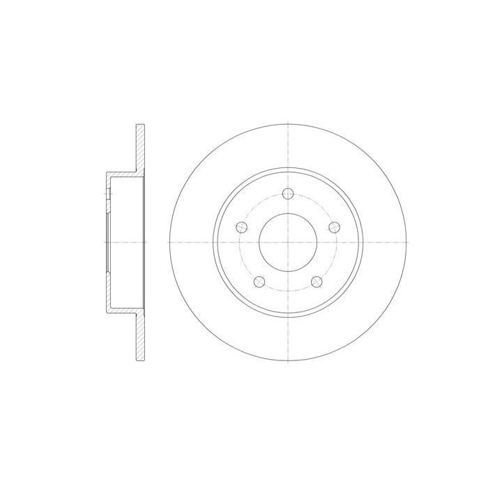 Тормозной диск REMSA 6820.00