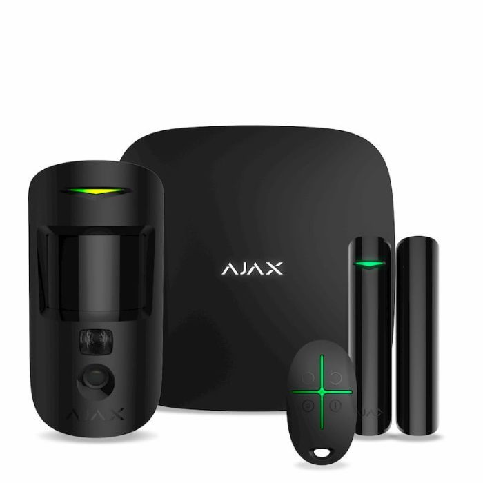 Комплект охранной сигнализации Ajax StarterKit Cam Plus чорна