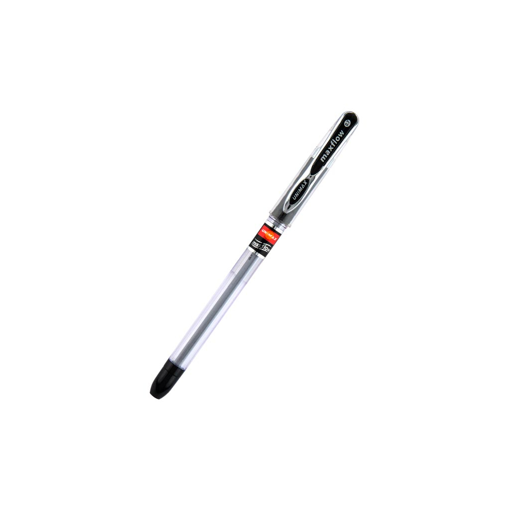 Ручка шариковая Unimax Maxflow, черная (UX-117-01) изображение 2