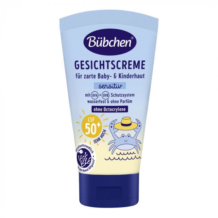 Детский крем Bubchen Sensitive для лица SPF 50+ 50 мл (3101073)