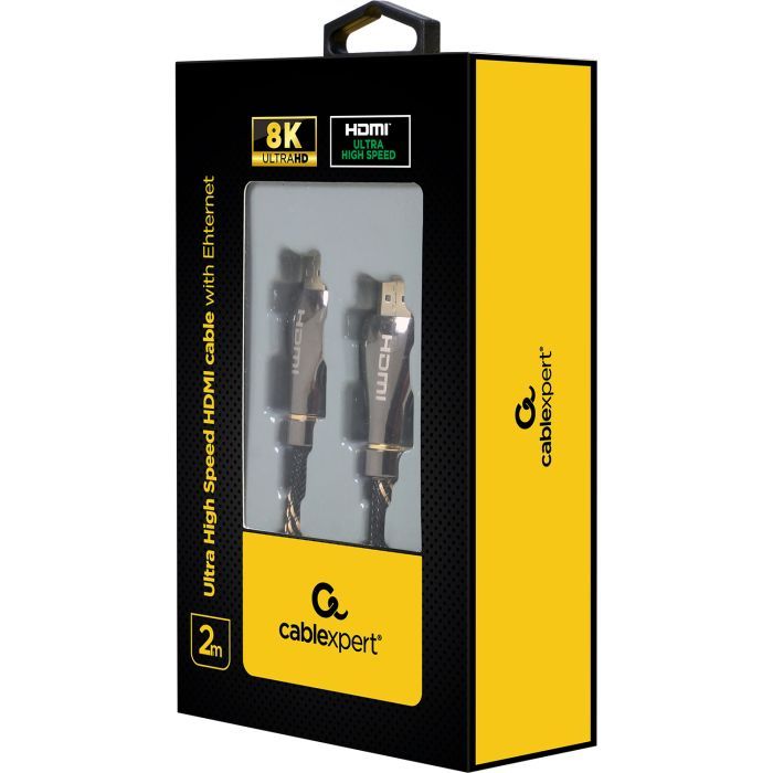 Кабель мультимедійний HDMI to HDMI 1.0m V.2.1 Premium Cablexpert (CCBP-HDMI8K-1M) зображення 3
