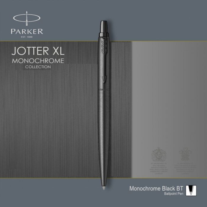 Ручка шариковая Parker JOTTER 17 XL Monochrome Black BT BP (12 432) изображение 2