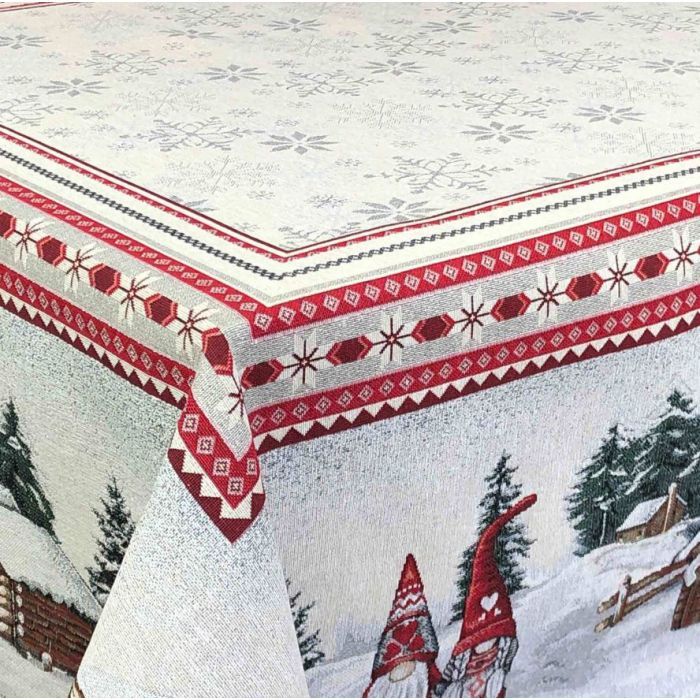Скатерть Прованс гобеленовая Snowfall 135х300 см (23411) изображение 2