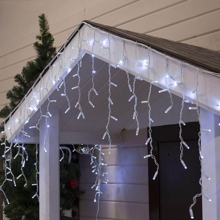Гирлянда ColorWay Бахрома 6мx0.6м 192Led IP44 холодный (CW-GOF-192L66VCW) изображение 10