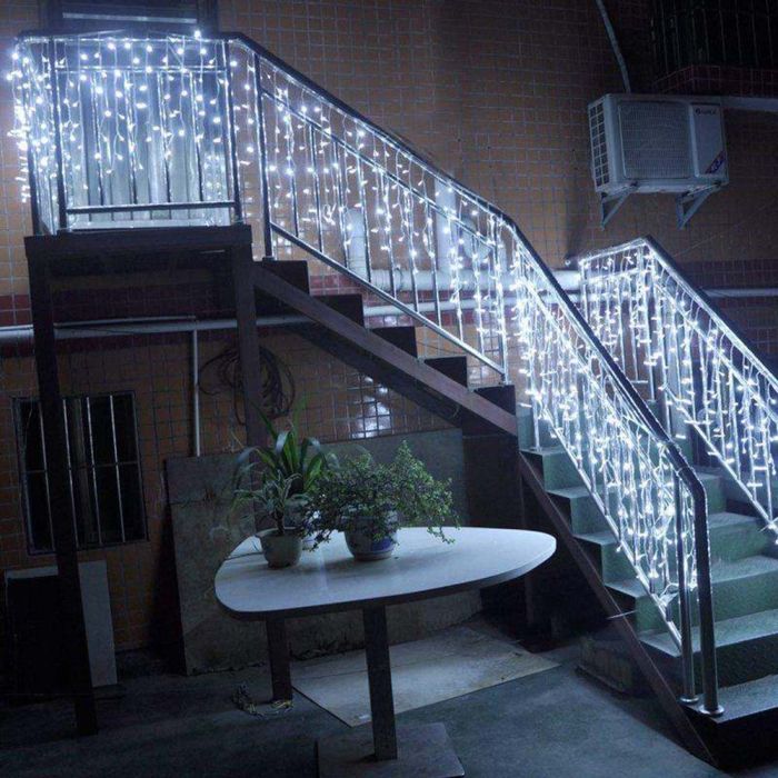 Гирлянда ColorWay Бахрома 6мx0.6м 192Led IP44 холодный (CW-GOF-192L66VCW) изображение 12
