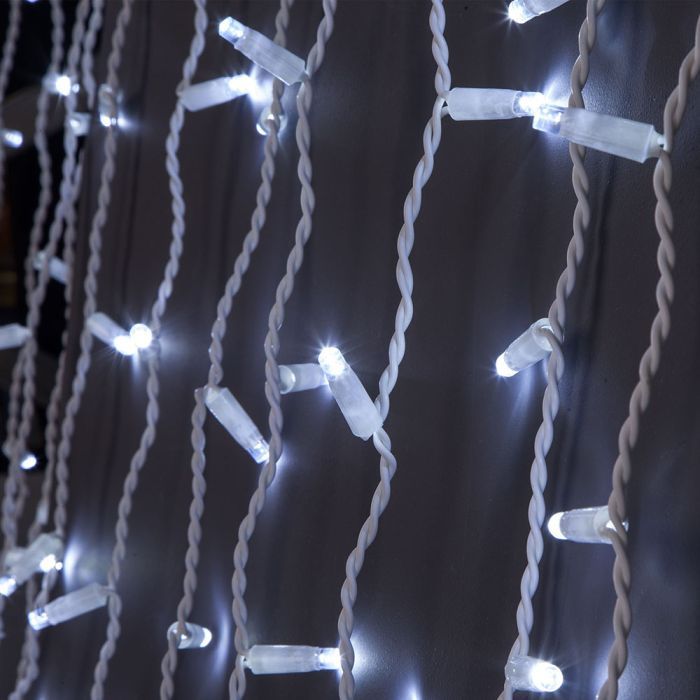 Гирлянда ColorWay Бахрома 6мx0.6м 192Led IP44 холодный (CW-GOF-192L66VCW) изображение 5