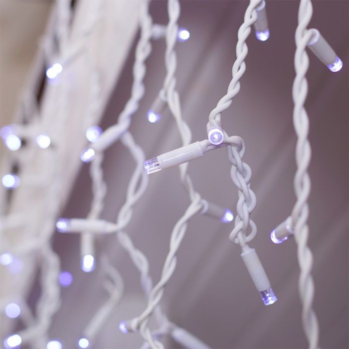 Гирлянда ColorWay Бахрома 6мx0.6м 192Led IP44 холодный (CW-GOF-192L66VCW) изображение 8
