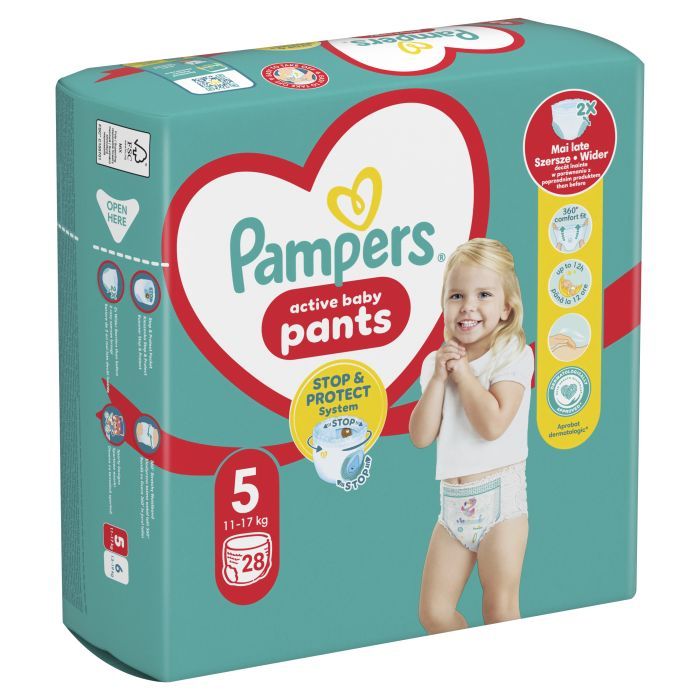 Підгузки Pampers трусики Pants Junior Розмір 5 (12-17 кг) 28 шт (8006540069714) зображення 2