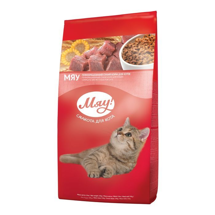 Сухий корм для кішок Мяу! з куркою 11 кг (4820083902086/47820269145801) зображення 2