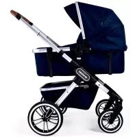 Коляска Teutonia 2 в 1 TRIO 2.0 - Melange Navy (73810)