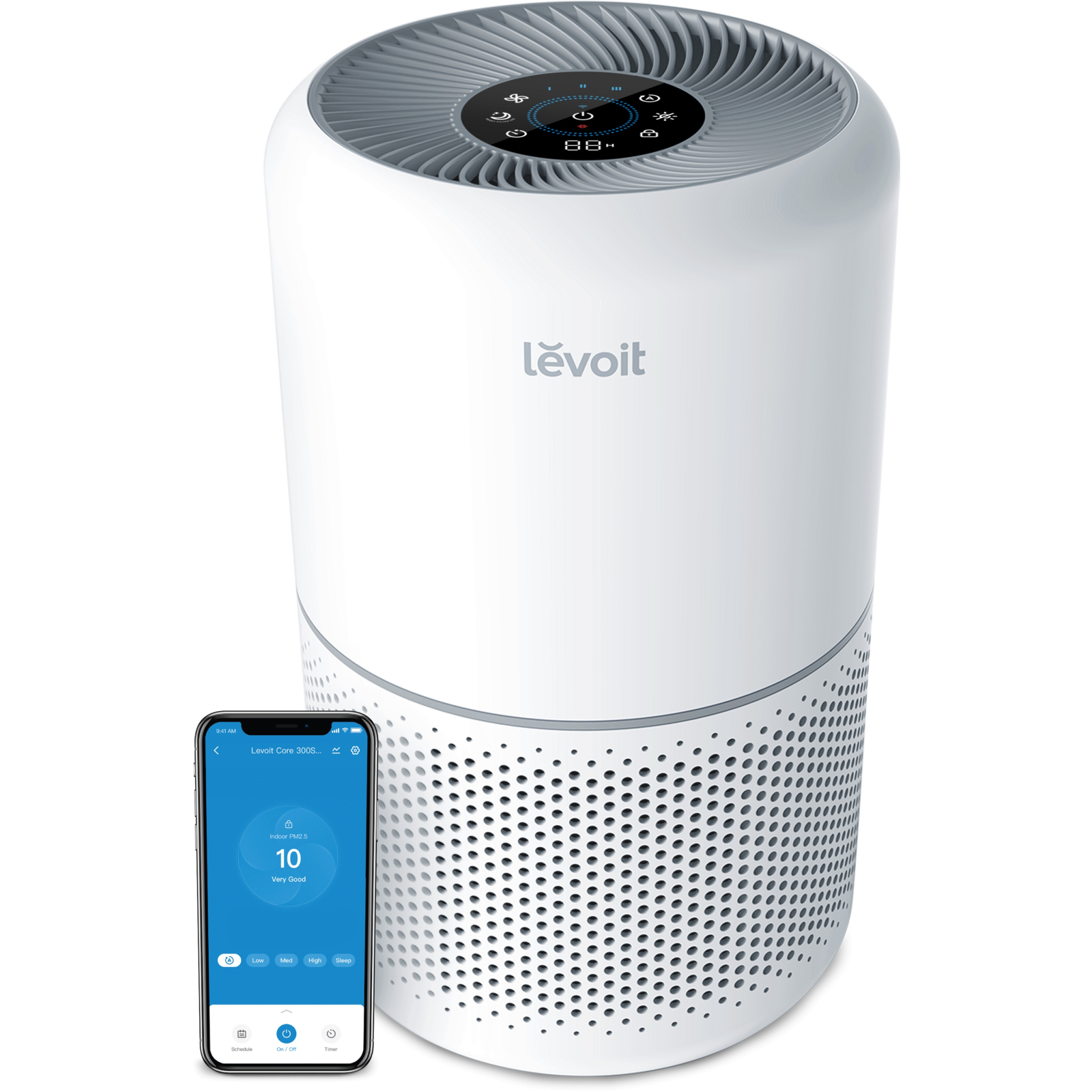 Воздухоочиститель Levoit Air Purifier Core 300S White (HEAPAPLVSEU0073)