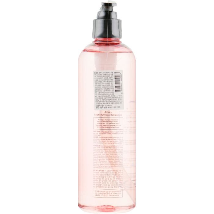 Шампунь A'pieu Raspberry Vinegar Hair Shampoo з малиновим оцтом 500 мл (8809581460287) зображення 2