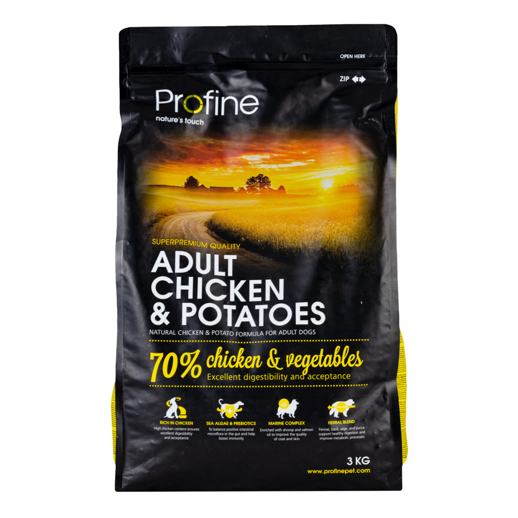 Сухой корм для собак Profine Adult Chicken с курицей и картофелем 15 кг (8595602517435) изображение 2