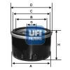 Фильтр масляный UFI 23.564.00