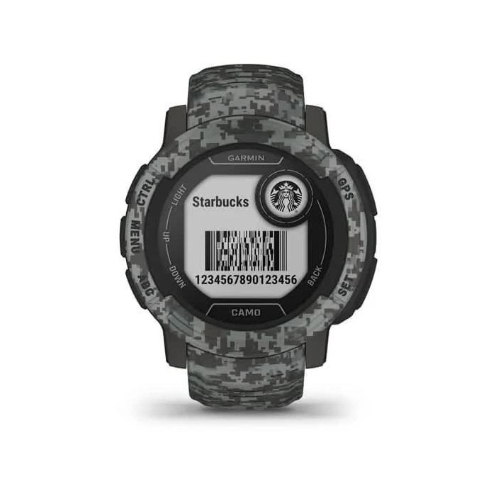 Смарт-годинник Garmin Instinct 2, Camo Edition, Graphite Camo, GPS (010-02626-03) зображення 4