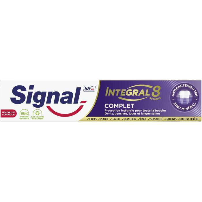 Зубная паста Signal Integral 8 Комплексный Уход 75 мл (8720182012371/8720181416316)