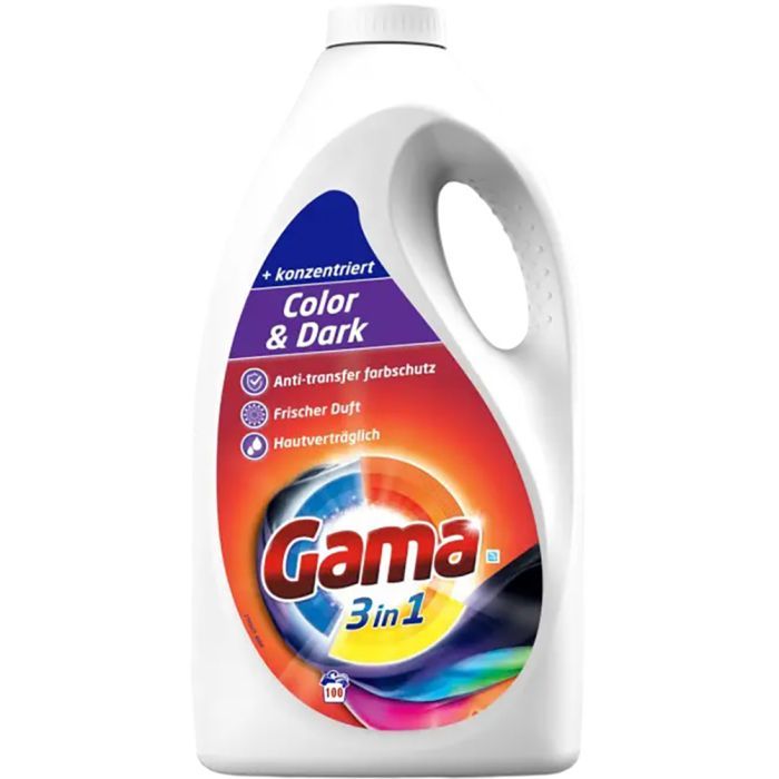 Гель для стирки Gama Protect для цветного и черного белья 5 л (8435495818779)